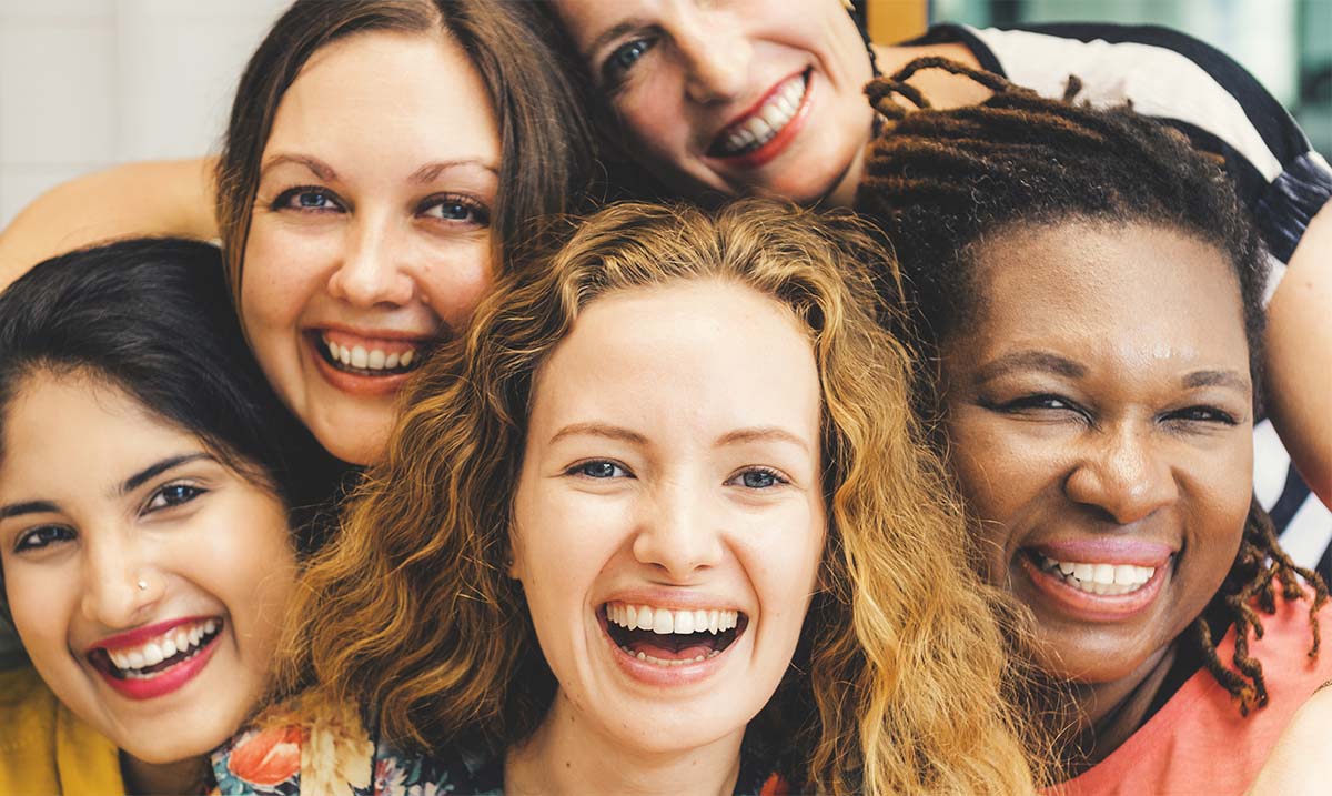 Smiling group of women Atlanta, GA.